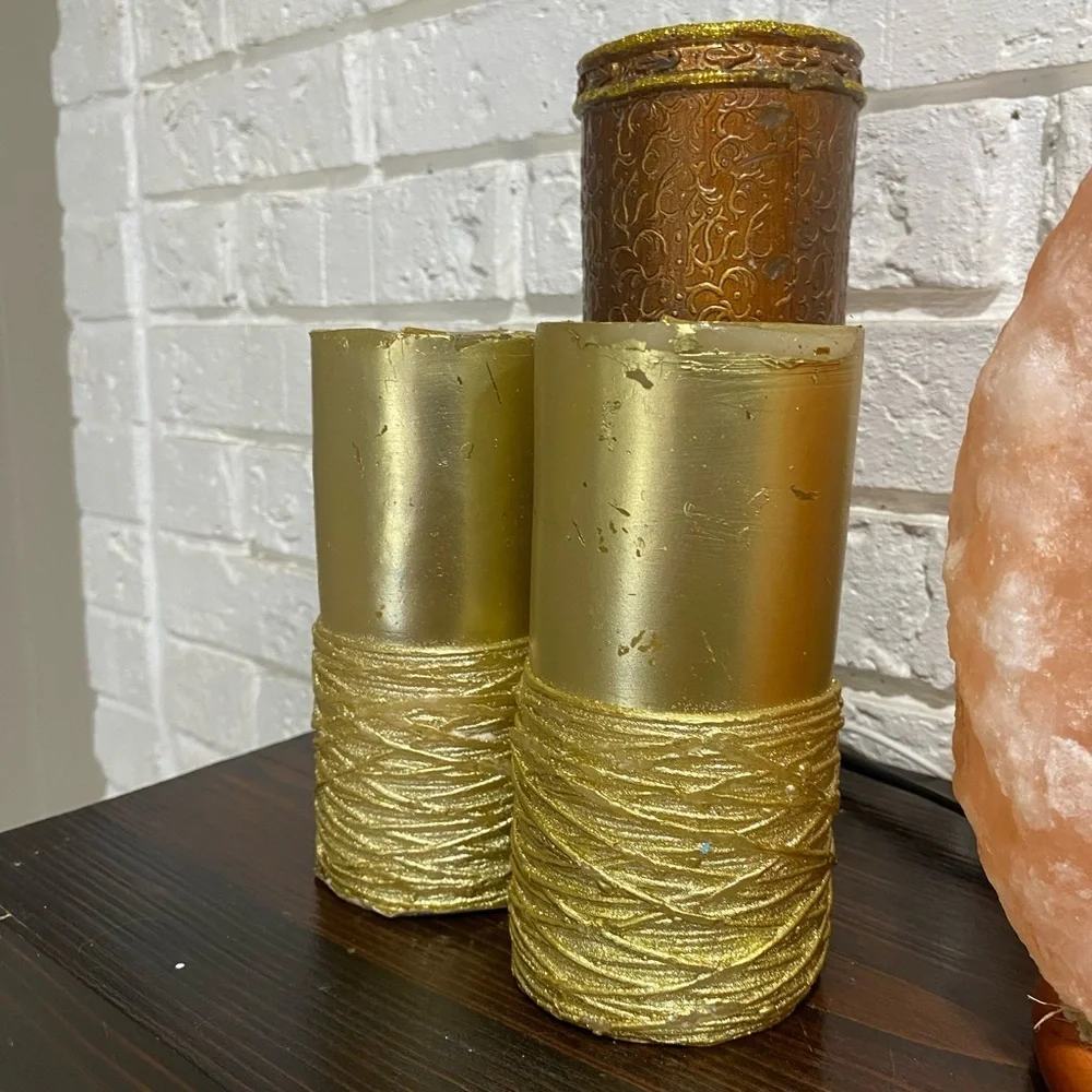 Hobby Lobby Elegant Gold Candles